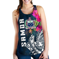 Samoa Women's Racerback Tank - Samoan Summer Vibes - Polynesian Pride