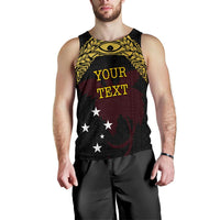 Papua New Guinea Custom Personalised Men's Tank Top - Erudite Eye - Polynesian Pride