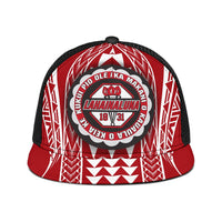 Hawaii - Lahainaluna High Trucker Hat - AH Trucker Hat Universal Fit Red - Polynesian Pride