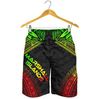 Marshall Islands Men's Shorts - Polynesian Chief Reggae Version - Polynesian Pride