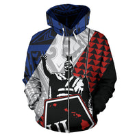 Kanaka King Polynesian Zip up Hoodie - Polynesian Pride