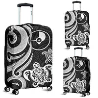 Yap Micronesian Luggage Covers - White Tentacle Turtle White - Polynesian Pride