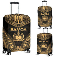 Samoa Polynesian Chief Luggage Cover - Gold Version Gold - Polynesian Pride