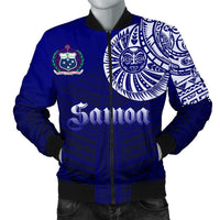 Samoa Men's Bomber Jacket Famous Tattoo Black - Polynesian Pride