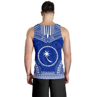 Chuuk Men's Tank Top - Polynesian Chief Flag Version - Polynesian Pride