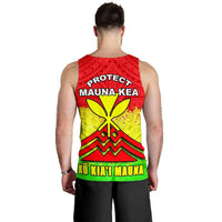 Mauna Kea Custom Personalised Men's Tank Top - Protect Mauna Kea - Polynesian Pride