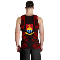 Kiribati Men Tank Top - Polynesian Tattoo Red - Polynesian Pride