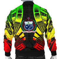 Samoa Men Bomber Jackets - Polynesian Tattoo Reggae - Polynesian Pride