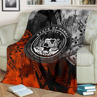 Polynesian Hawaii Premium Blanket - Vintage Polynesian Style - Polynesian Pride