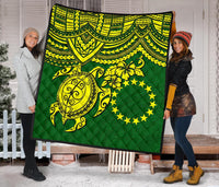 Cook Islands Polynesian Premium Quilt - Polynesian Turtle - Polynesian Pride