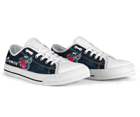 Samoa Polynesian Low Top Shoes - Tropical Flowers - Polynesian Pride