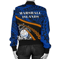 Marshall Islands Women Bomber Jacket - Road to Hometown - Polynesian Pride