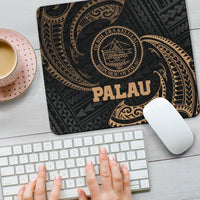 Palau Polynesian Mouse Pad - Gold Tribal Wave - Polynesian Pride