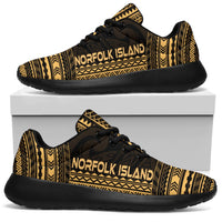 Norfolk Island Sporty Sneakers - Polynesian Chief Gold Version - Polynesian Pride