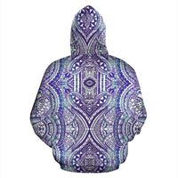 Polynesian Zip up Hoodie Tribal 02 - Polynesian Pride