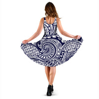 Polynesian Midi Dress - Polynesian Style 15 - Polynesian Pride