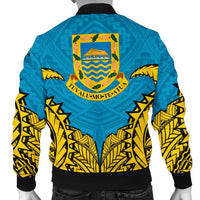Tuvalu Premium Men's Bomber Jacket - Polynesian Pride