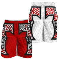 Tonga Men's Short - Polynesian Peak Red - Polynesian Pride