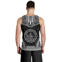 Palau Men's Tank Top - Polynesian Chief Black Version - Polynesian Pride