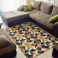 Tropical Jungle Parrots And Flamingos Pattern Rug - Polynesian Pride