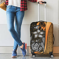 Pohnpei Micronesian Luggage Covers Gold - Turtle With Hook - Polynesian Pride