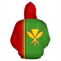 Hawaii All Over Hoodie Polynesian Straight Version - Polynesian Pride
