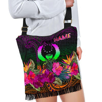 Pohnpei Personalised Crossbody Boho Handbag - Summer Hibiscus - Polynesian Pride