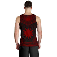 Nauru Men's Tank Top - Polynesian Chief Red Version - Polynesian Pride