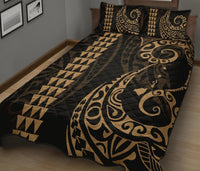 Hawaii Quilt Bed Set - Hawaii Polynesian Quilt Bed Set Gold - Polynesian Pride