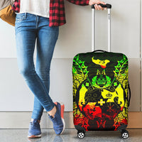 Tonga Polynesian Luggage Covers Map Reggae - Polynesian Pride