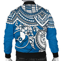 Yap Polynesian Bomber Jacket (Men) - Polynesian Turtle - Polynesian Pride