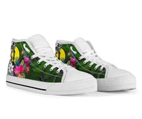 New Caledonia High Top Shoes - Turtle Plumeria Banana Leaf - Polynesian Pride