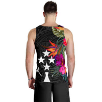 Kosrae Men's Tank Top - Polynesian Hibiscus Pattern - Polynesian Pride