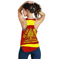 Mauna Kea Women's Racerback Tank 09 - Polynesian Pride