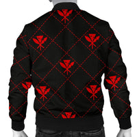 Kanaka Maoli Men's Bomber Jacket Regal AH - Polynesian Pride