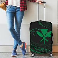 Kanaka Luggage Covers - Green - Frida Style - Polynesian Pride