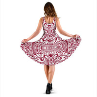 Polynesian Midi Dress - Polynesian Style 09 - Polynesian Pride