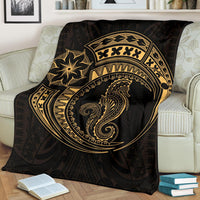 Seahorse Polynesian Blanket - Polynesian Tattoo Gold - Polynesian Pride