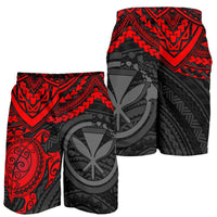 Polynesian Hawaii Short (Men) - Red Turtle - Polynesian Pride