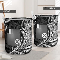 Wallis and Futuna Laundry Basket - Custom Personalised Wings Style - Polynesian Pride