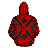 Hawaii Hoodie Polynesian Tradition Red Pullover - Polynesian Pride