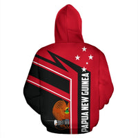 Papua New Guinea Air Zip up Hoodie Papua New Guinea Flag Coat of Arms TH0 - Polynesian Pride