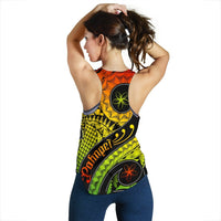 Pohnpei Women's Racerback Tank - Polynesian Decorative Patterns - Polynesian Pride