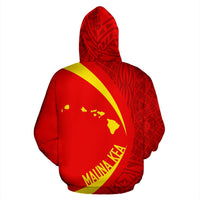 Hawaii Polynesian Mauna Kea Zipper Hoodie Black Circle Style - Polynesian Pride