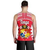 Tonga Men Tank Top Rugby Style - Polynesian Pride