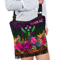Kosrae Crossbody Boho Handbag - Summer Hibiscus - Polynesian Pride
