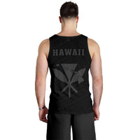 Hawaii Kakau Polynesian Kanaka Map Men's Tank Top - Green - Polynesian Pride