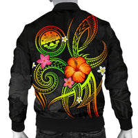 Federated States of Micronesia Polynesian Personalised Men's Bomber Jacket - Legend of FSM (Reggae) - Polynesian Pride