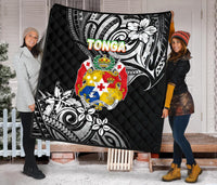 Mate Ma'a Tonga Rugby Premium Quilt Polynesian Unique Vibes - Black - Polynesian Pride