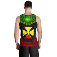 Wallis And Futuna Men's Tank Top - Polynesian Chief Reggae Version - Polynesian Pride